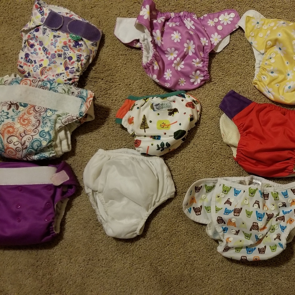 14 PC cloth diapers